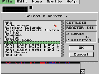 a file selector