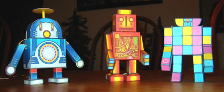 three fresh robots
