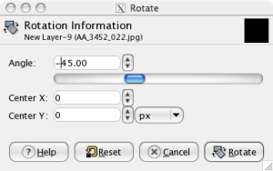 Rotate -45