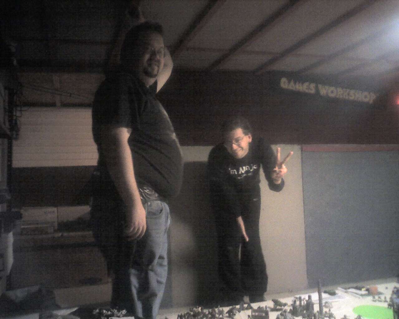 Knighthawk and Sol Kickin it ol' school