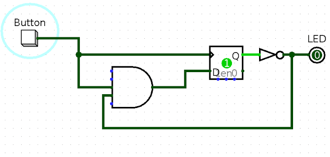Gif displaying the functionality of the toggle circuit